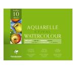Etival Aquarellpapier Torchon, Block 4-seitig geleimt, 10 Blatt 300g, 36x48 cm