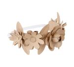 Couronne de fleurs pour cheveux - Kraft