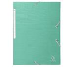 Chemises à élastiques à rabats Maxi Capacity carte enduite Teksto - A4 - Couleurs assorties