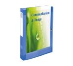 Filing Box with Press Stud Closure PP Opaque A4