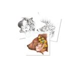 Carnet de coloriage Wild 4 - Violet