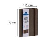 Naturheft 170x110, 192 linierte Seiten - Grau