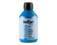 Darwi Flacon de 250 ml de Peinture Acrylique Universelle Nacrée - Bleu nacré