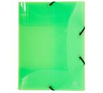 Carpeta Exacompta con gomas 3 solapas Polipropileno 5/10º Crystal Colours - A3 - Colores surtidos