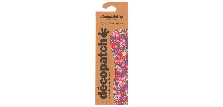 Pochette 3 Feuilles Identiques Ref 751 - Rouge
