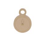 Horloge 3x15x20,5cm - Kraft