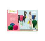 Boîte créative, Lamas en laine - Multicolore