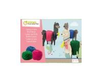 Boîte créative, Lamas en laine - Multicolore