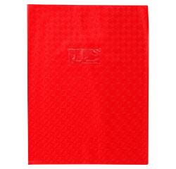 PVC Heftumschlag mit Rautenmuster 18/100 mit Etikettenhalter 24x32 cm