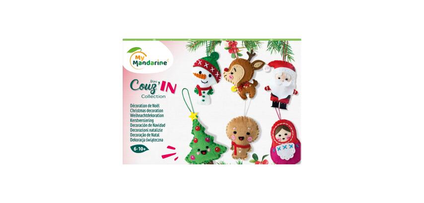 Creatieve box, Kerstversiering Mini Couz'In - Multicolor