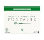 Fontaine bloc collé 4 côtés 25F 36x48cm 300g grain torchon