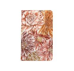 Rhodia collection ORANGE Botanique - carnet piqûre 7,5x12 cm ligné, 48 pages - Bouquet fleuri