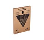 BLACK FOREST Carnet rembordé rigide A5 144 pages, Loup
