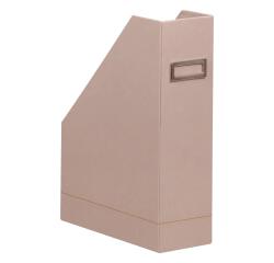 Rhodiarama tijdschriftenhouder in Italiaans kunstleer 10x25x31 cm