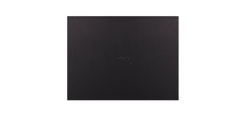 Rhodia Touch Mixed Media Pad, papier Paint'On extra-blanc 250g - A3 paysage, 20 feuillets - Noir