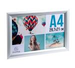 Cornice portafoto con profilo in alluminio A4 - Argento