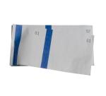 Bloc vendeur à bande couleur 100 feuillets double numérotage - 6 ,6 x 13,5 cm