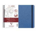 Clairefontaine Nomaddict My Notes Notebook - B5 Landscape - Lined - 90gsm - Blue