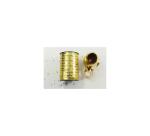 Geschenkband 250mx10mm, Beschriftung Plaisir d'offrir - Gold