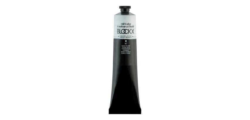 Peinture à l'huile extra-fine tube 200ml - Blanc tita zinc