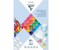 PAPIER BLANC, Bloc de 30 feuilles 160g/m² au format 21x29,7cm - Blanc