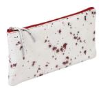 COSMICUIR Daim Trousse plate 22x11 cm Cerise