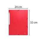 Scotten Elastomap + 3 kleppen in gewafeld glanskarton 425g/m2 - A4