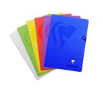 Clairefontaine cahier mimesys pour ft A4, 80 pages, couverture en PP, quadrillé 4 x 8, couleurs assorties