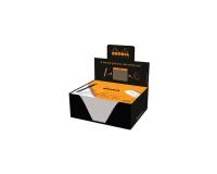 Tapis de souris Rhodia 19 x 23 cm 30 feuilles petits carreaux 5/5 en présentoir de 30 pièces - Orange