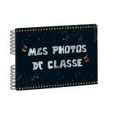 Album photos à spirales 50 pages noires pour photos de classe - 32x22 cm - Visuel