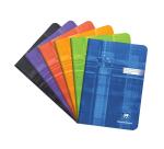 Notitieboekje voor woordenschat geniet A5 32 blad gelijnd + centrale kantlijn - Geassorteerde kleuren