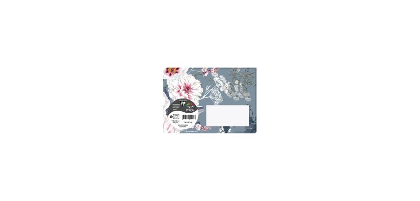 COLLECTION BOTANIC GARDEN, Paquet de 20 enveloppes Pollen 114x162mm 120g/m2 - Bleu foncé
