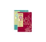 Calligraphe FOREVER Recycled Wirobound book A4 70g lined, 90sh recycled - Red