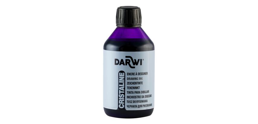 DARWI Zeichentinte, Flasche 250ml, Violett - Violett