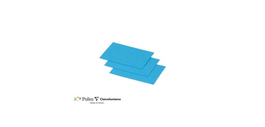 Paquet de 25 cartes simples Pollen 70x95mm 210g/m²