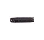 REPTILE DESIGN Trousse slim 4x2,5x19,5 cm, Python noir - Python noir