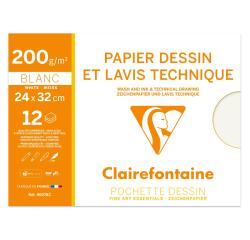 Dessin Technique pochette 12F 24x32cm 200g