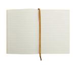 Carnet brochure cousue Flying Spirit A5 180 pages ligné couverture cuir vieilli papier ivoire 90g - Beige