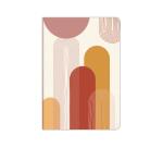 Terracotta, Stapled notebook sewn on spine A4 21x29,7 cm, 48 sheets, lined and margin, assorted patterns.