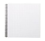 Reversebook Rhodiactive 90g reliure intégrale 21x21 cm 160 pages petits carreaux 5x5 microperforé non perforé - Noir