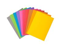 Pack of 10 square cut folders ROCK'S 210 - 24x32cm - Assorted colours