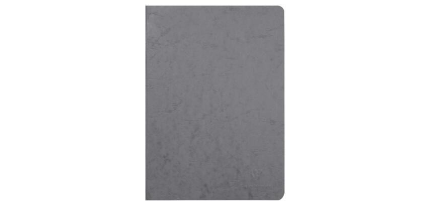 Cahier piqué Age Bag A4 96 pages ligné + marge - Gris