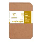Set de 2 carnets piqués Age Bag 9x14 96 pages ligné - Tabac