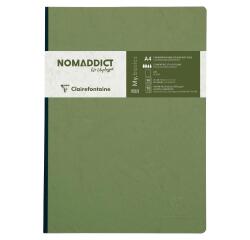 Clairefontaine Nomaddict Notebook - A4 - Plain - 96 Sheets - 90gsm - Clothbound
