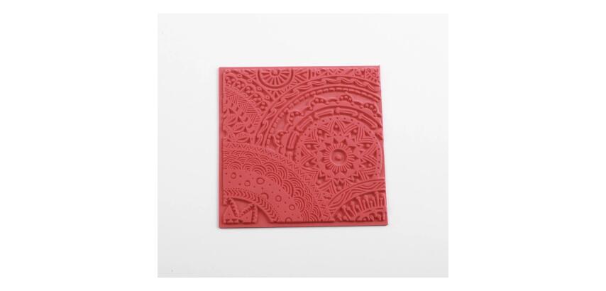 Cernit plaque de texture Stars - Gris