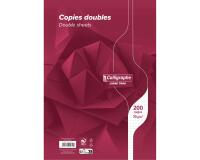 Copies doubles sous film 7000 A4 200 pages non perforées petits carreaux 70 g