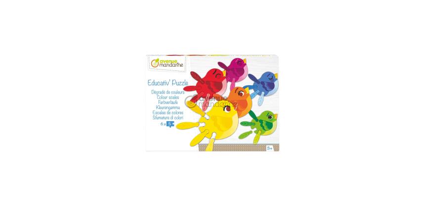 Educative' Puzzle, Colour gradients - Multicolour