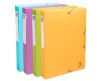 Boite de classement dos 40mm polypropylène recyclé Pop'N Co - Couleurs assorties