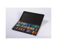 Coffret bois 72 Pastels - Marine