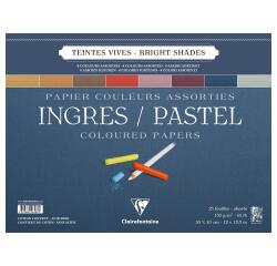 Ingres Pastel bloc spiralé 25F 30x40cm 130g - Assortiment vif